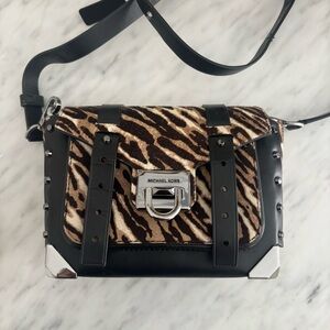 Michael Kors Zebra Print Crossbody Bag